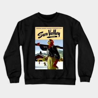 Sun Valley Idaho - Vintage Travel Crewneck Sweatshirt